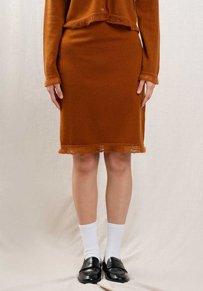 Skirt Cashmere Fri Ski Brown