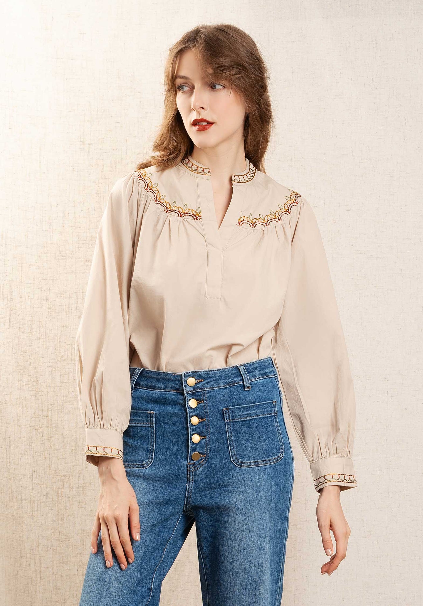 Blouse Rania Rania Blouse Beige