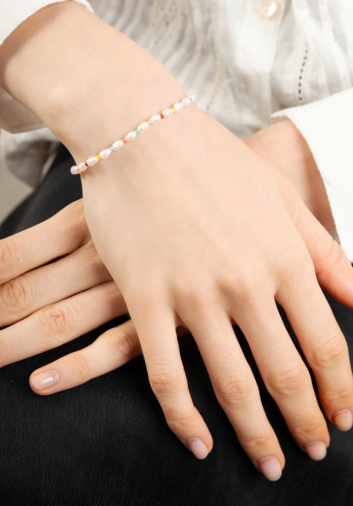 LES CLEIAS | Aina Bracelet -  Pearls Multi-Color