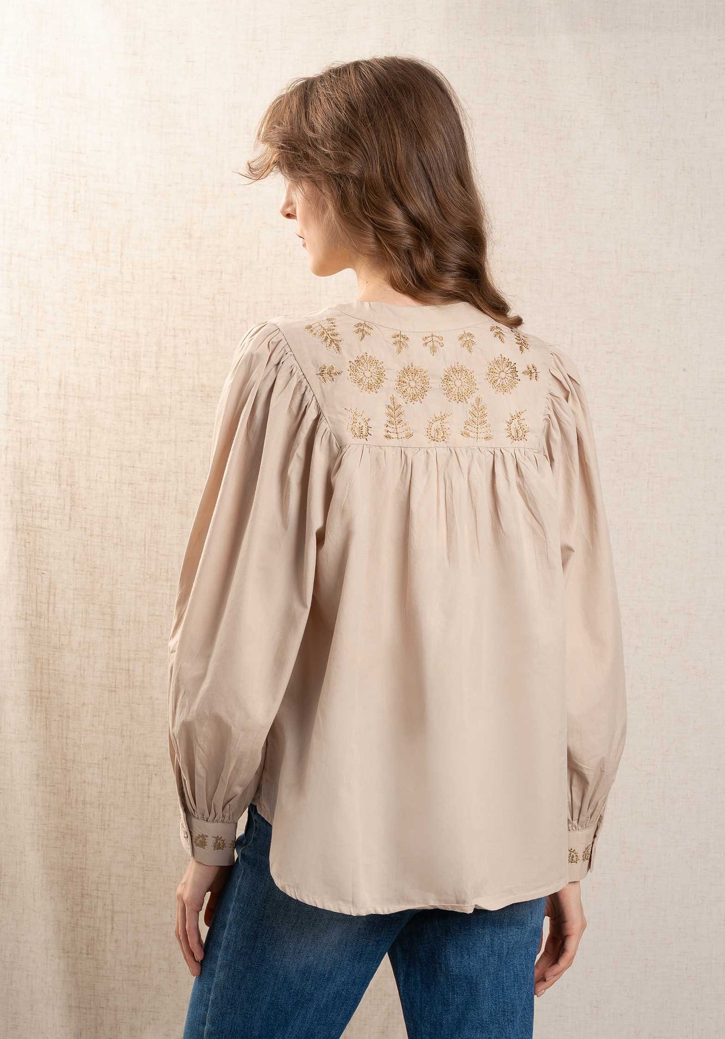 Blouse Elizka Beige