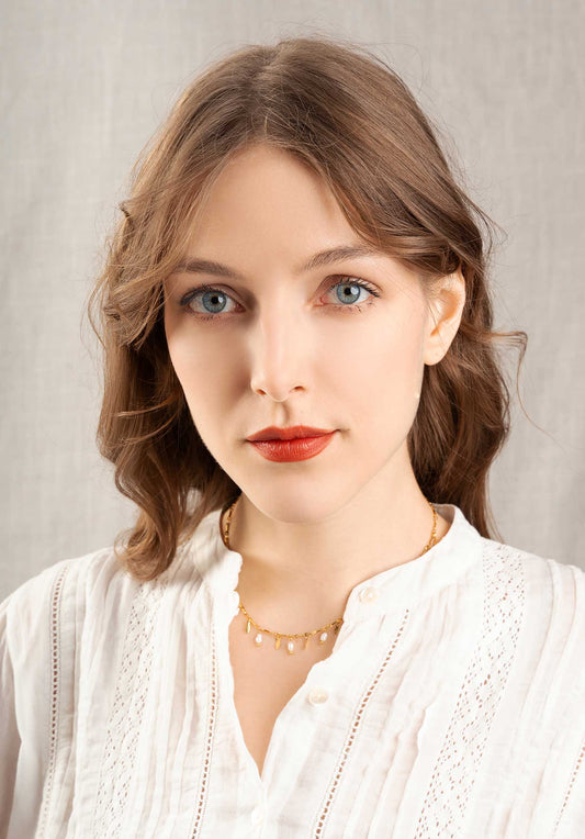 Necklace 21acnk14-2 White