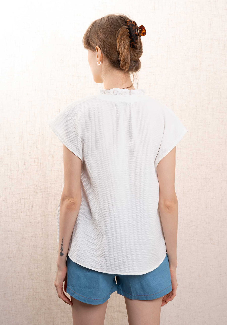 Blouse T1443 Top Blanc