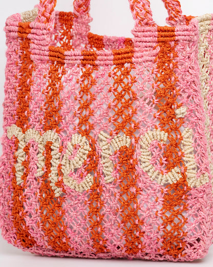 Beach Bag Cara Merci Stripe Rose