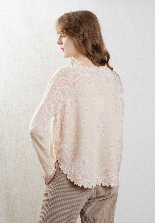 Pullover Mela Bico Organic-Rose