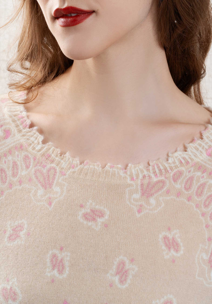 Pullover F2913 Mela Bico Organic-Rose