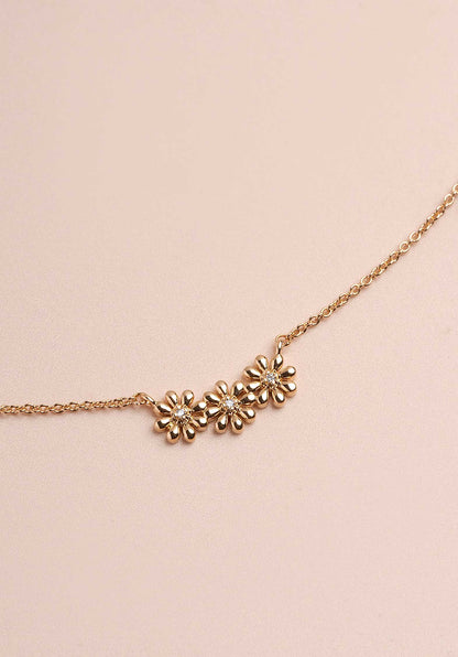 LES CLEIAS | 3 Flow Necklace - Gold