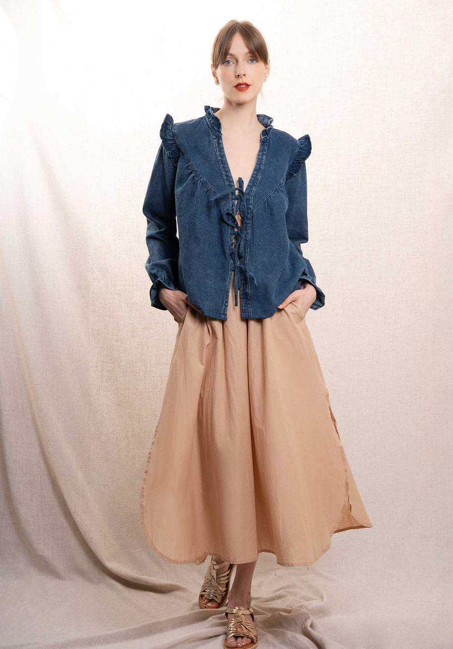 Denim Jacket R1109 Blue