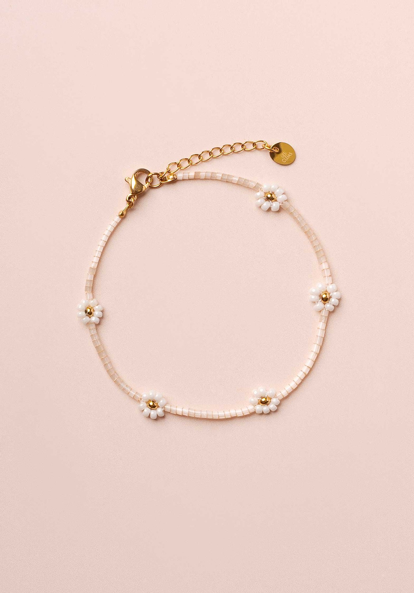 Bracelet Miyuki Flo Lc334b White