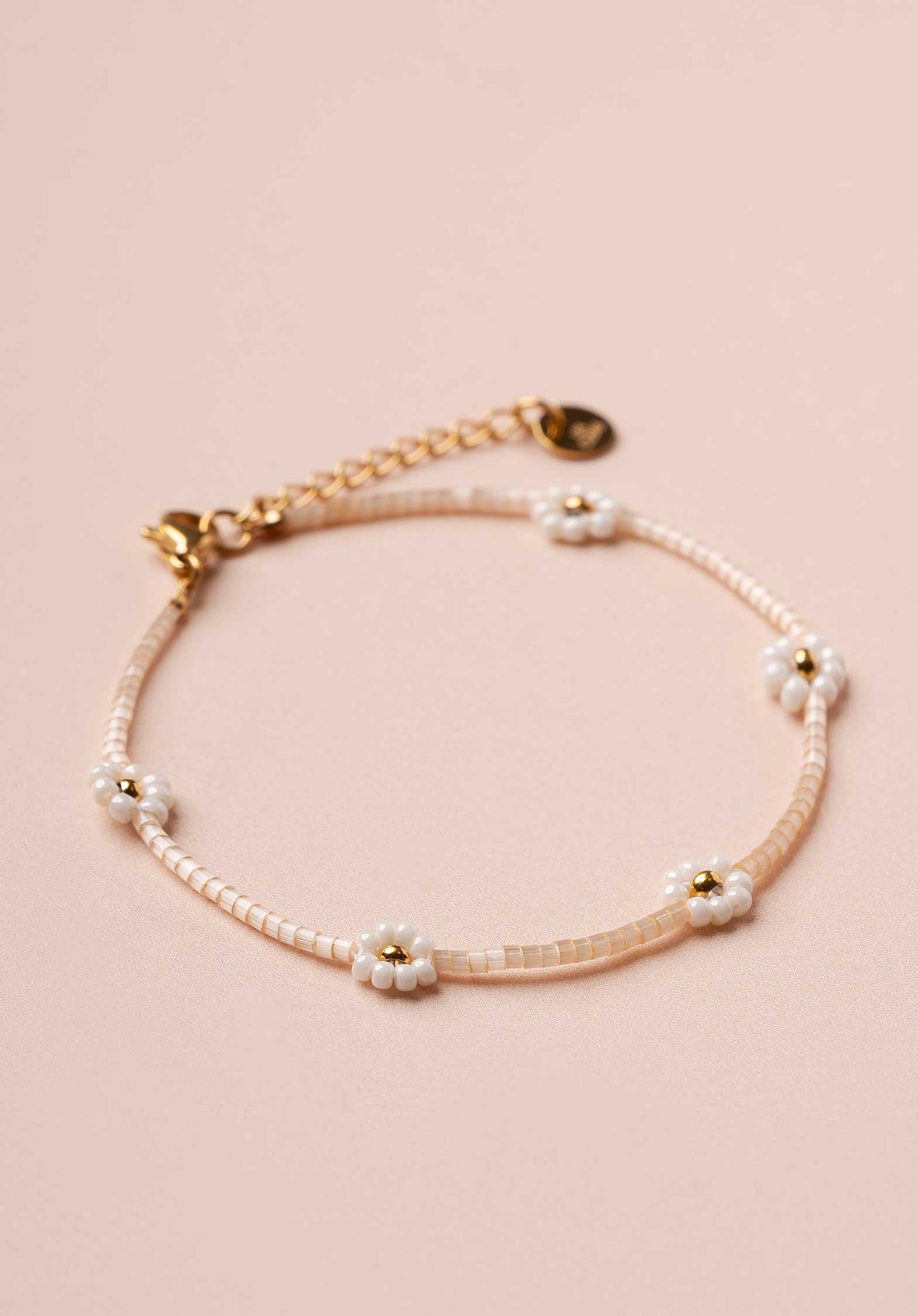 Bracelet Miyuki Flo Lc334b White