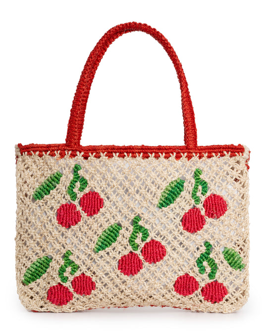 Beach Bag Tracy Cherries Scarlet