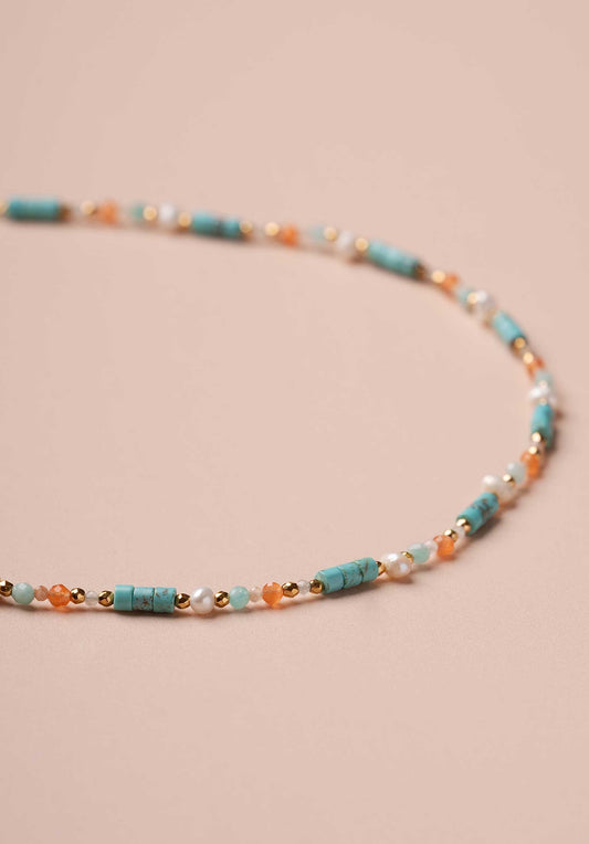 Necklace Hippolyte Collie Light-Blue