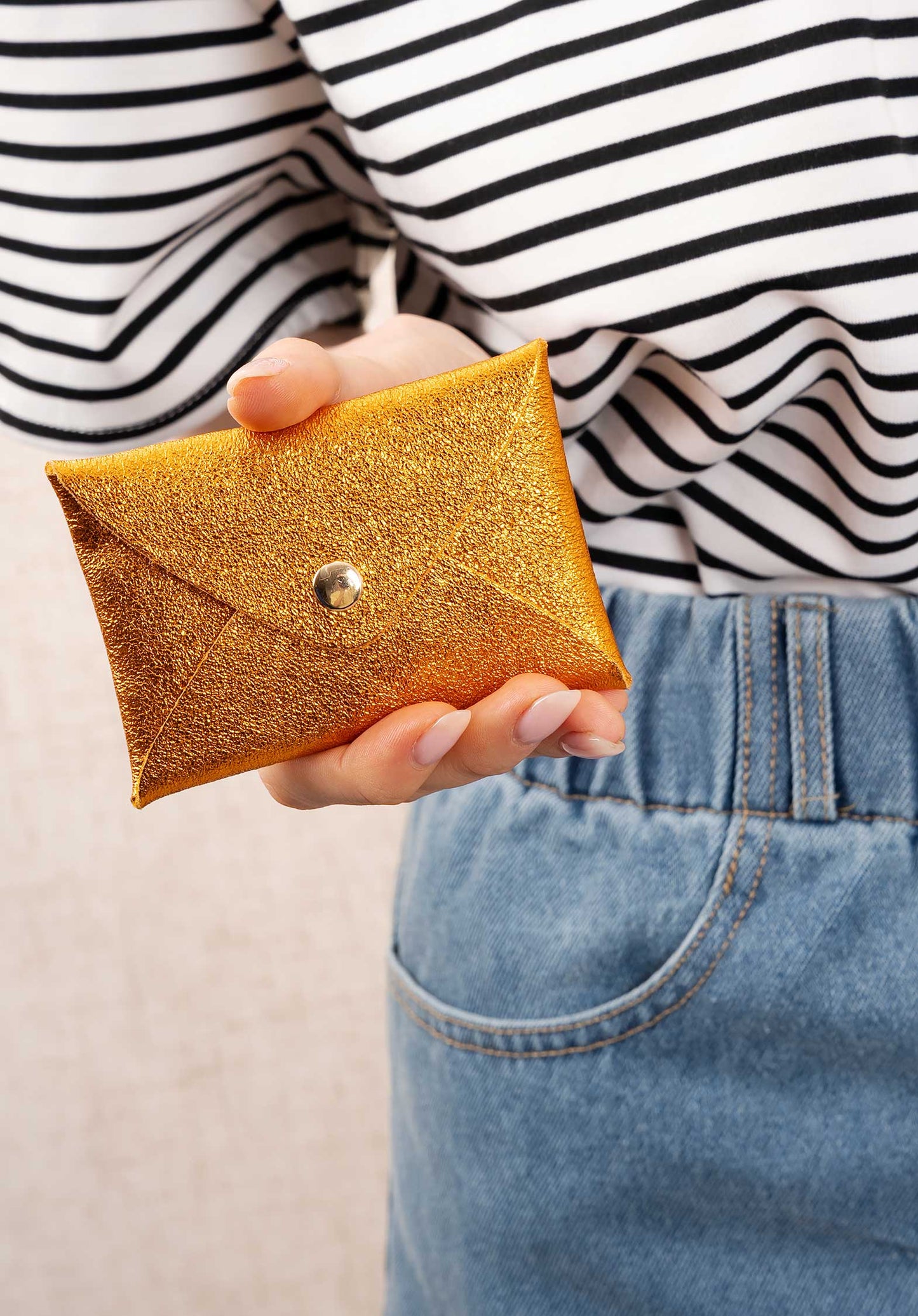 Pouch Origami Porte Ca Gold