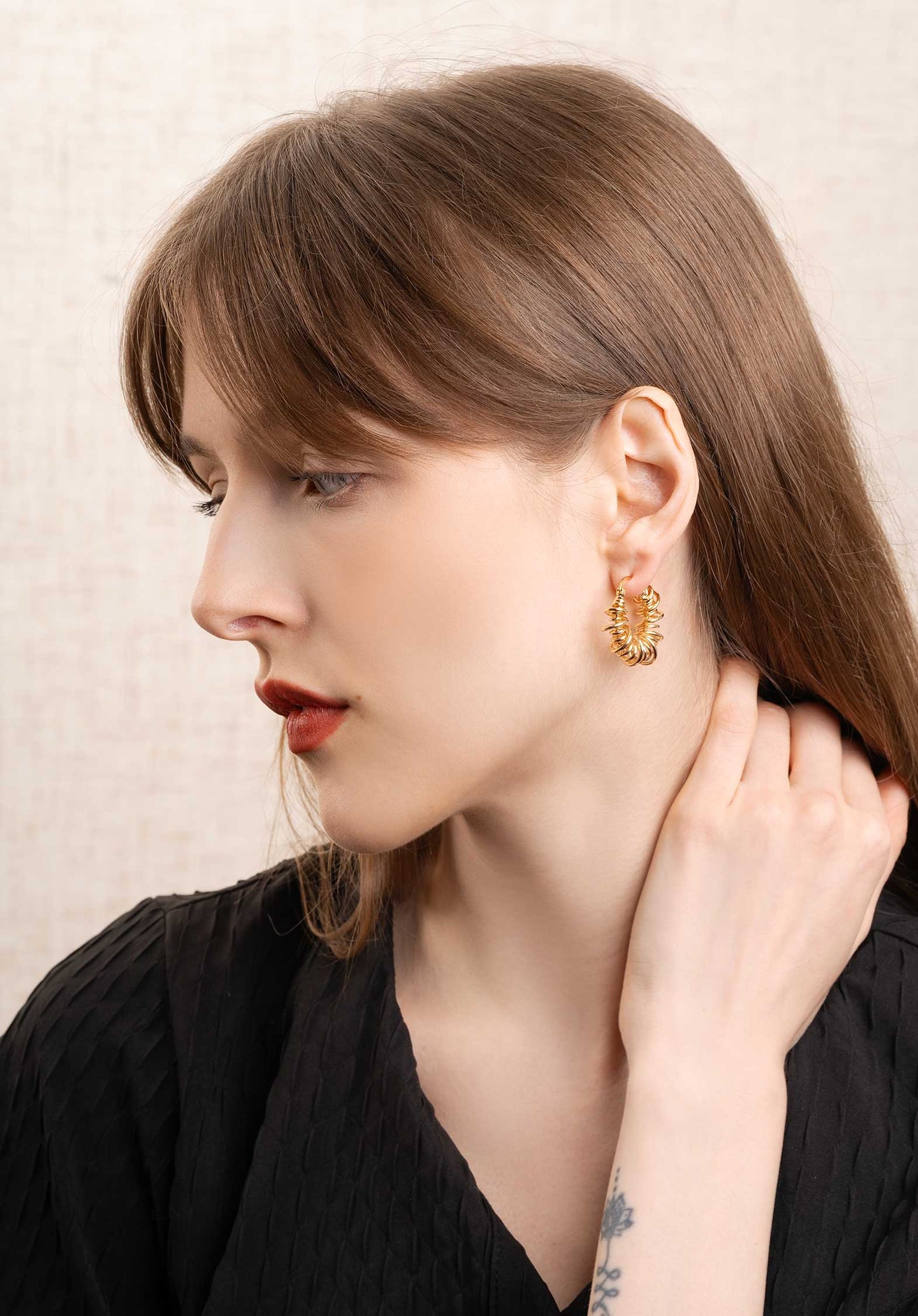 Earring 23pccer29 Angelina Boucles Gold