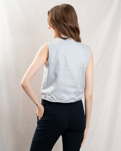 Gilet Thea Vest Sky-Stripes