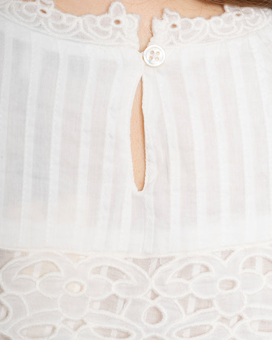 Blouse Ss26-079 White