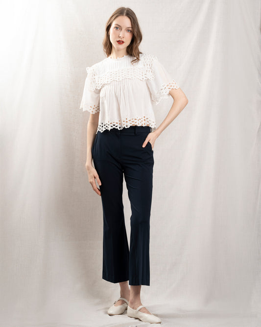 Blouse Ss26-079 White