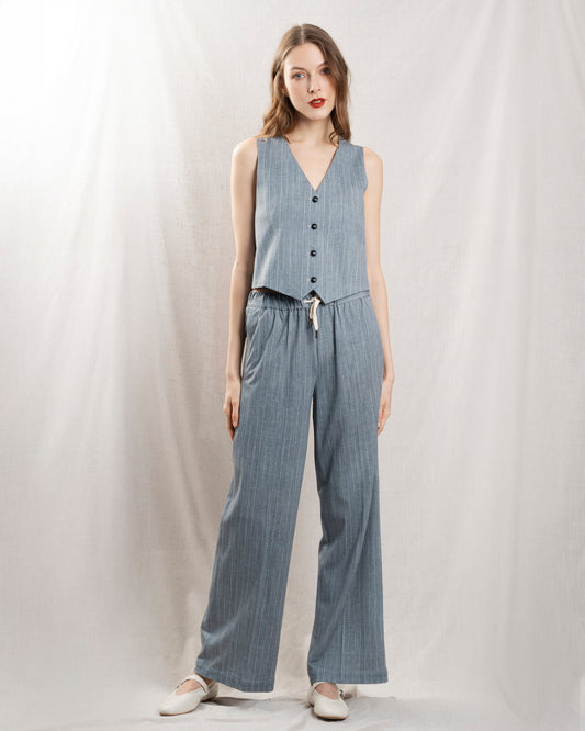 Pants Fd3922 Blu-Ls