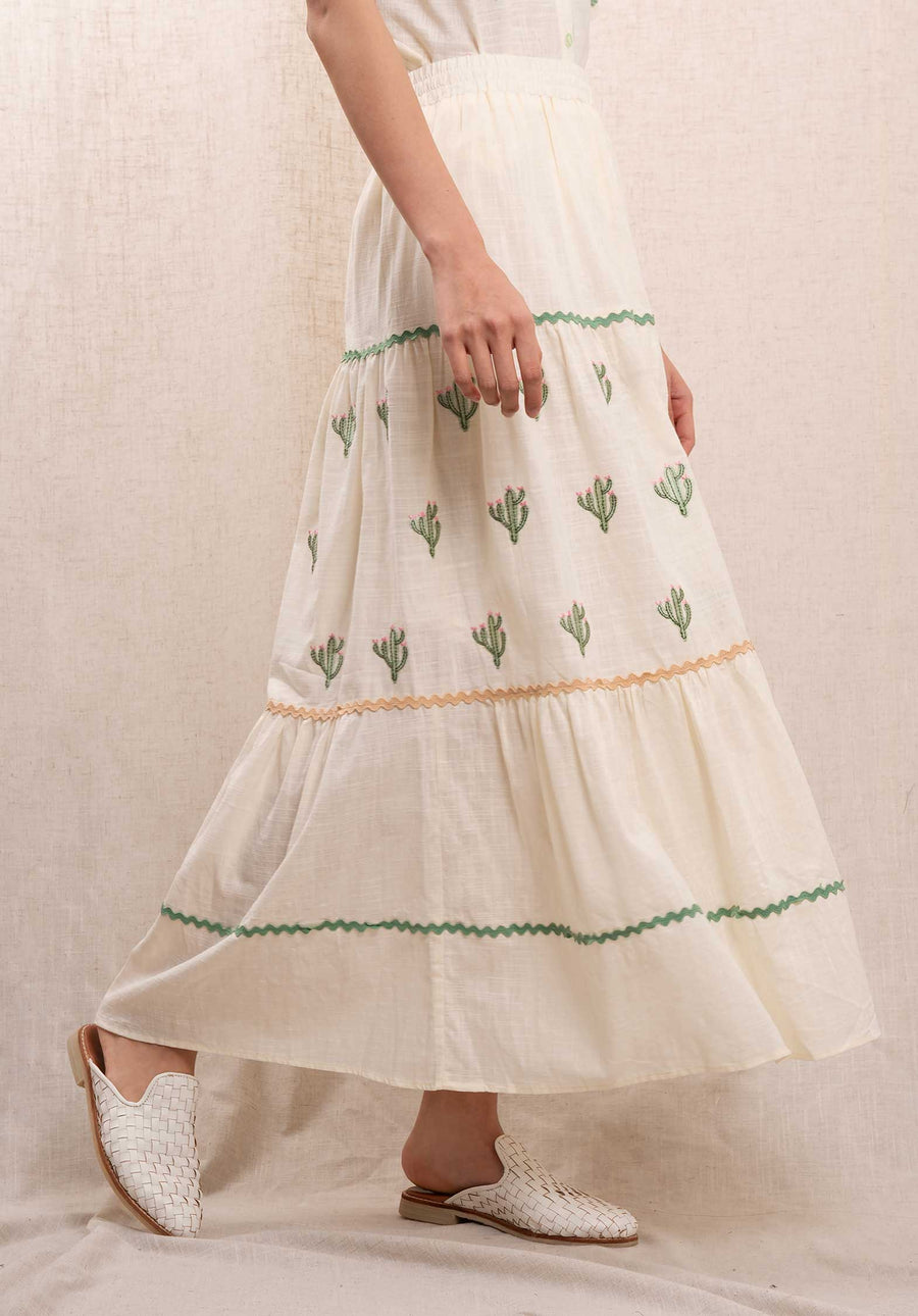 Skirt 1893 Skirt Beige-Multi