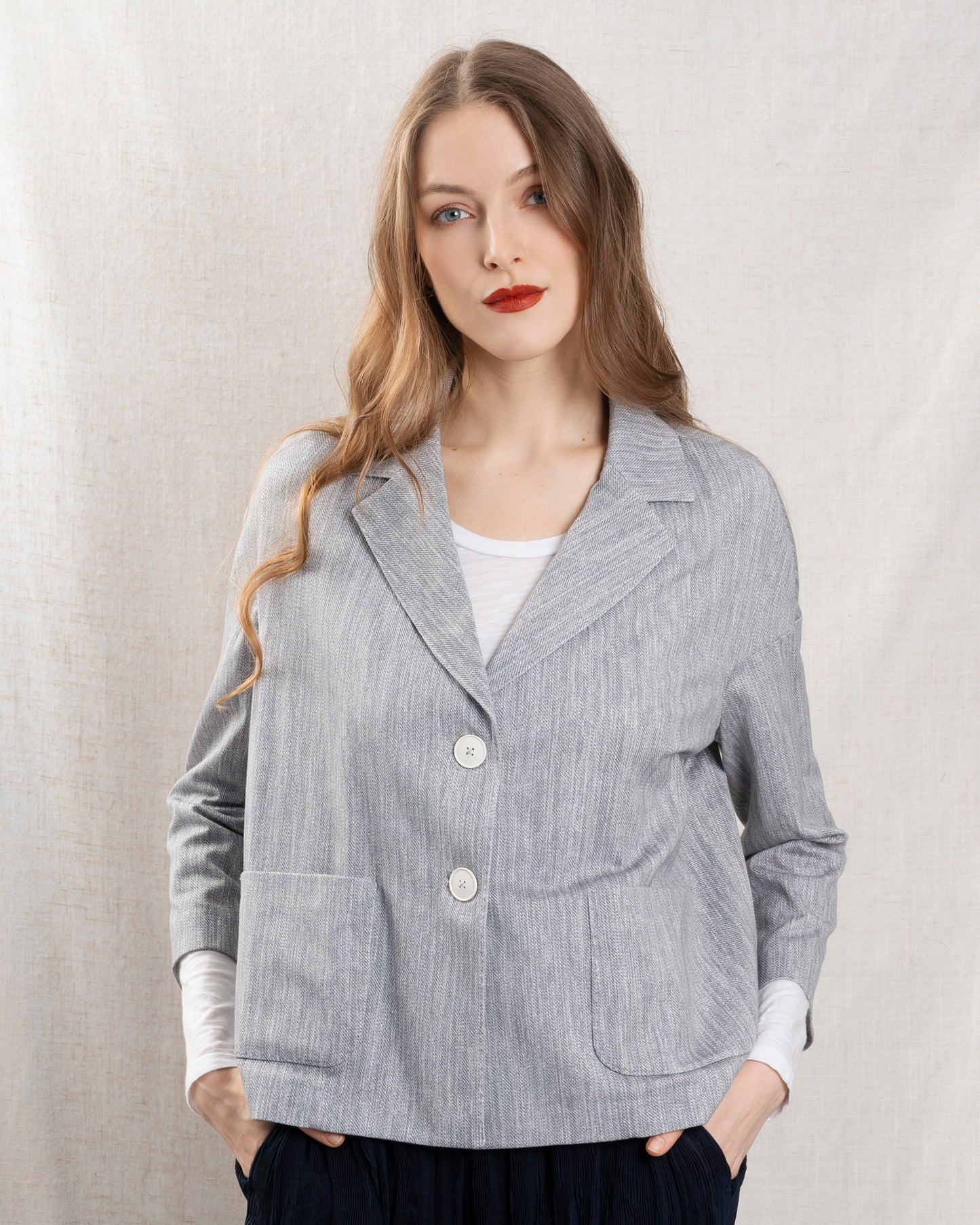 Jacket Fd3947 Grigio