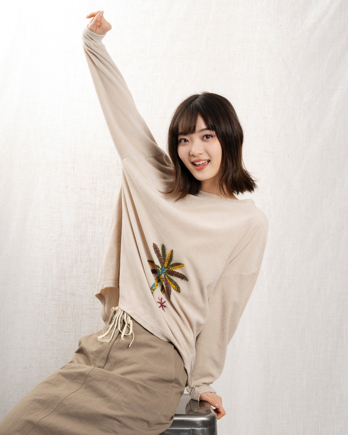 Sweatshirt 1100848 Beige