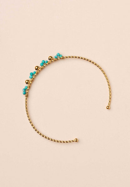 LES CLEIAS | Floryne Bangle - Light-Blue