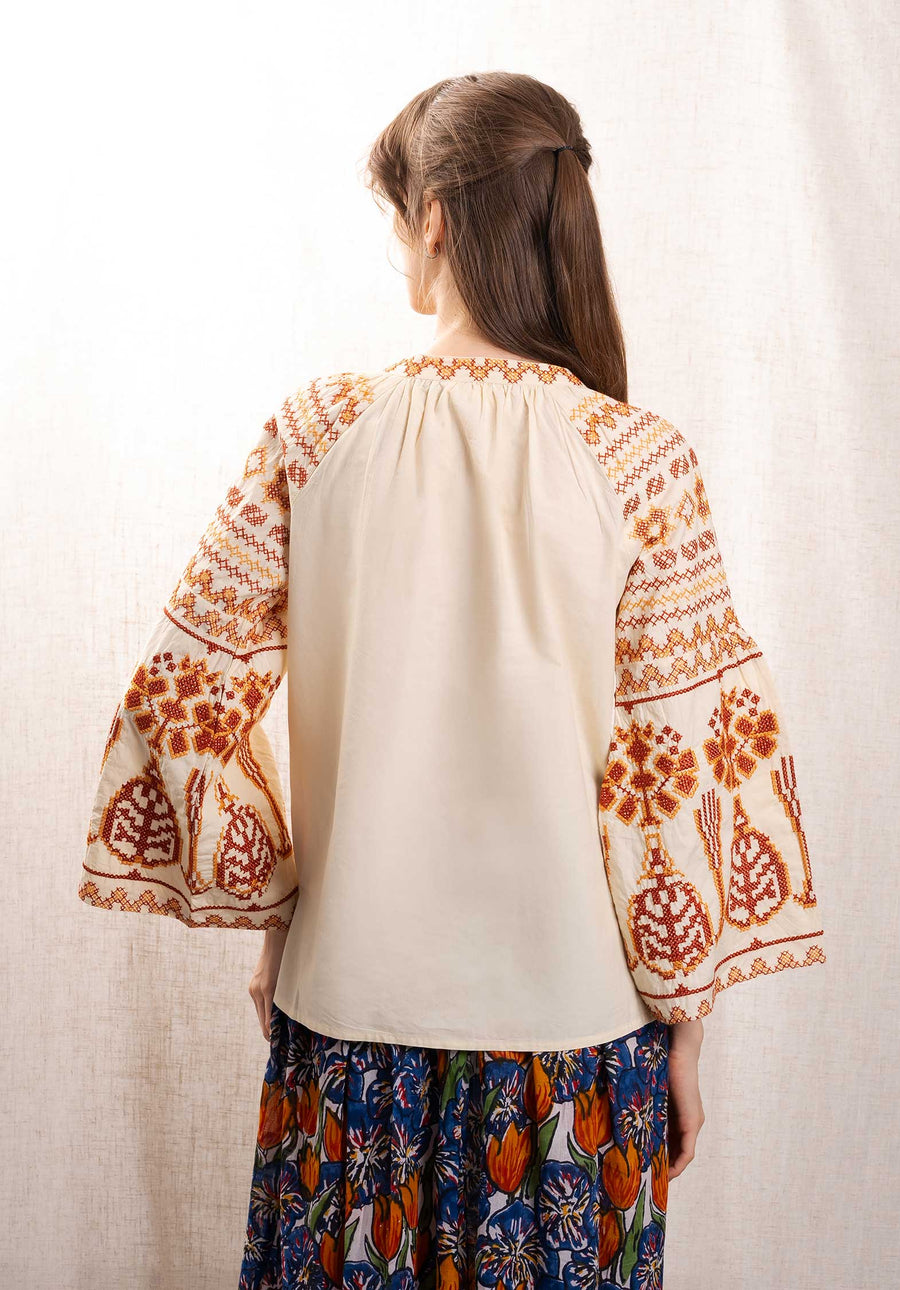 Blouse 499u Beige