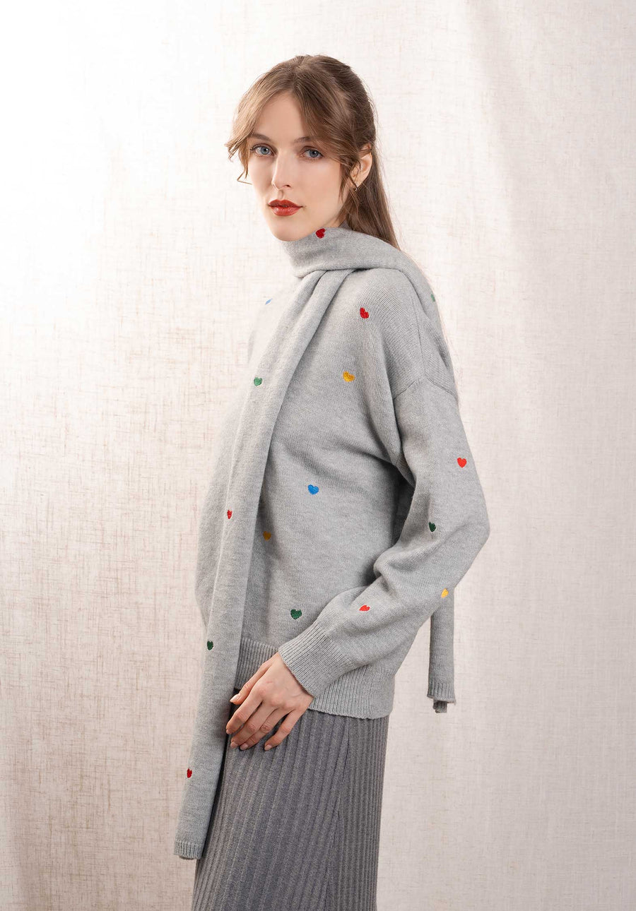 Pullover 6866 Gris