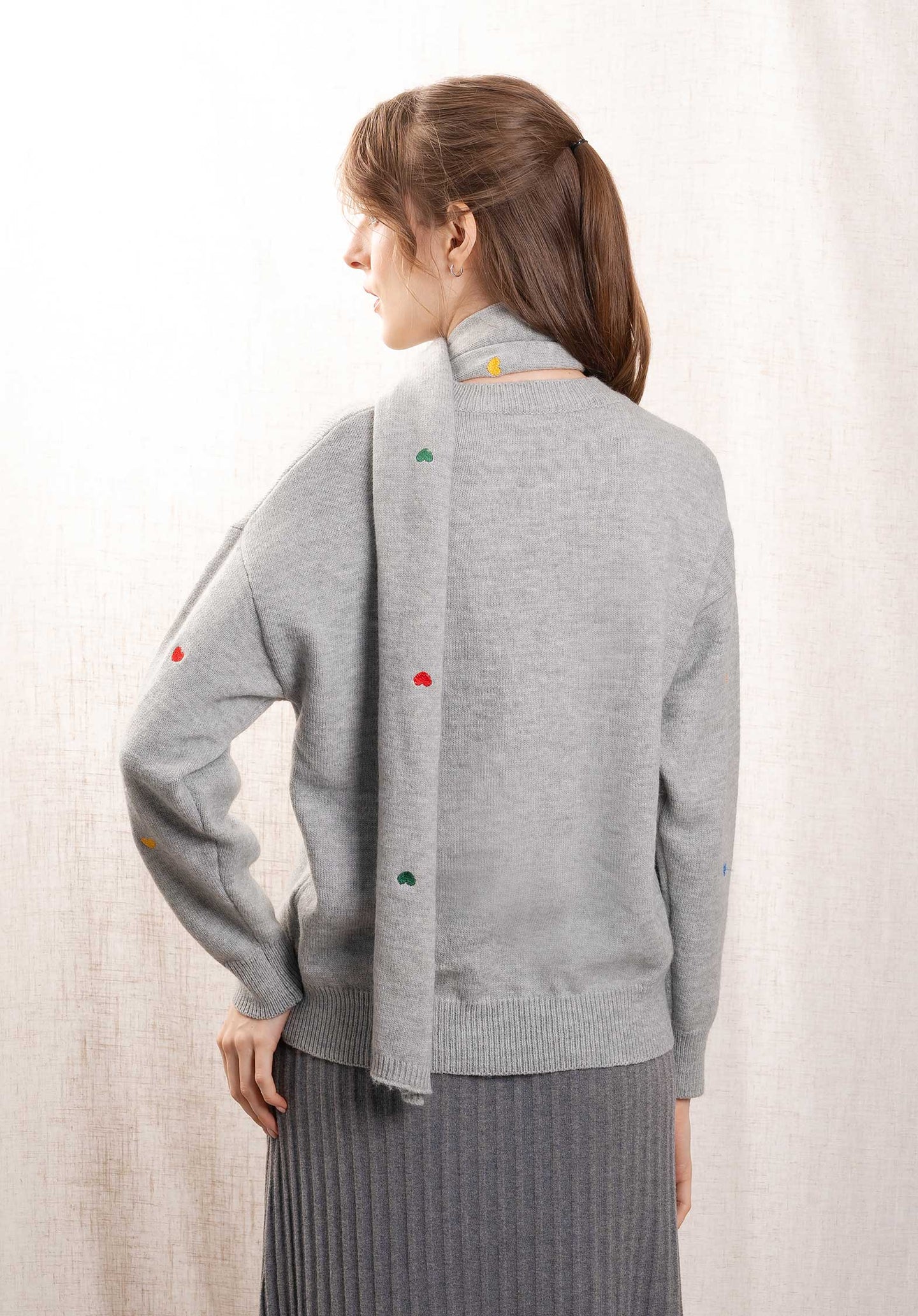 Pullover 6866 Gris