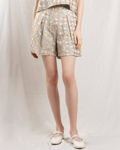 Shorts 4061040 Light-Grey-Gold