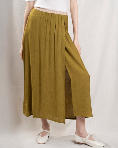 Women's Skirt Jasmina 100 Percent Cotton Poplin Lightweight - Pickles 08-Pickles