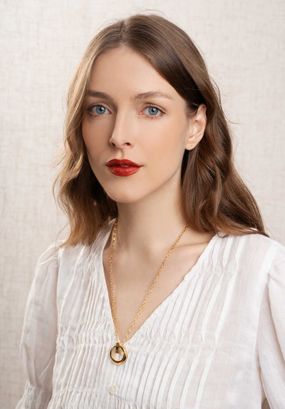 Necklace On Off Necklace Gold