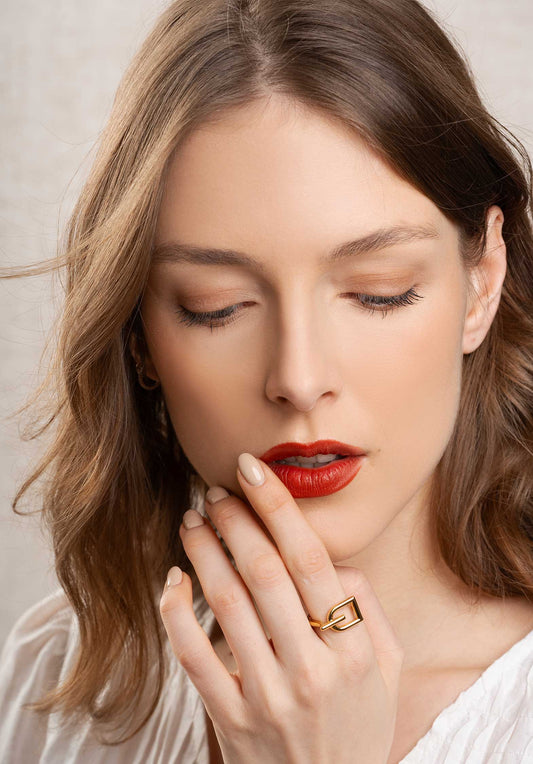 Ring Mini Ascot Stirr Gold