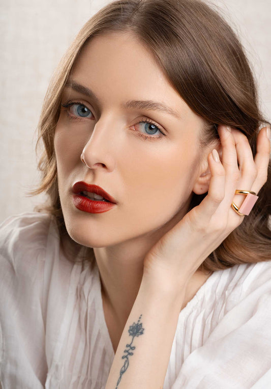 Ring Alejandra Ring Gold-Pink