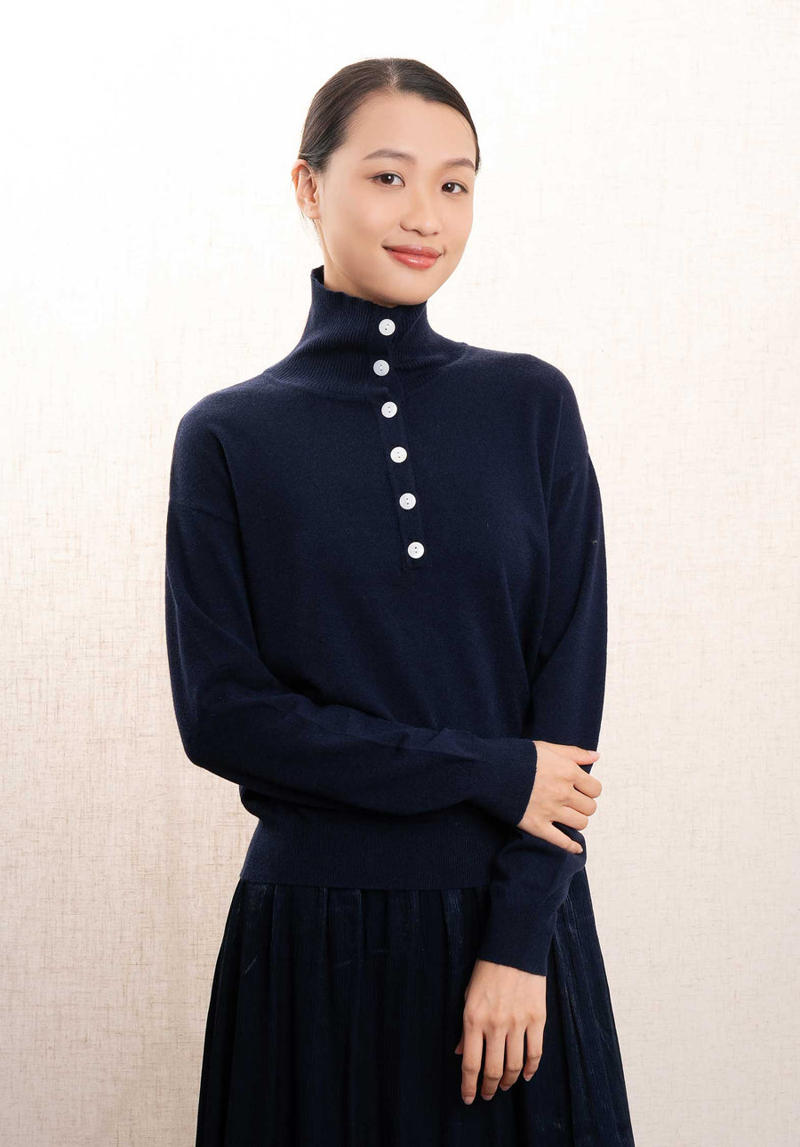 Blouse Chm-24009 Nandy Bleu-Marine