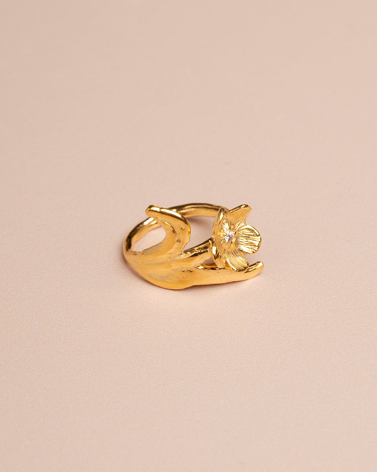 Ring Flower Ring Gold