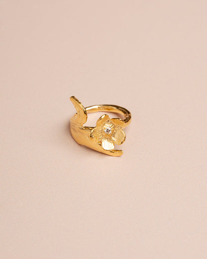 Ring Flower Ring Gold