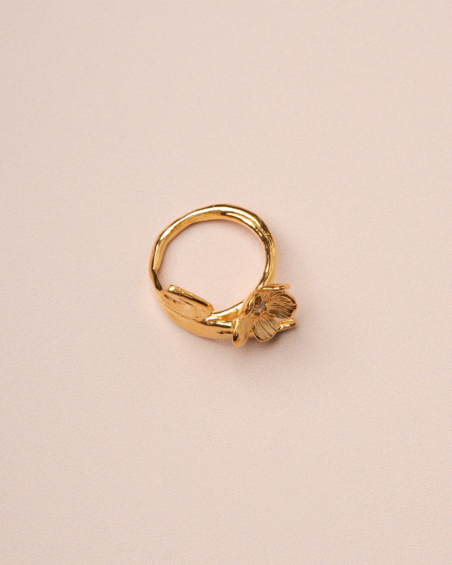 Ring Flower Ring Gold