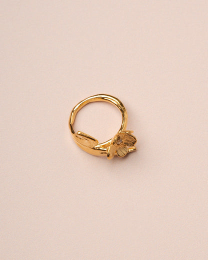 Ring Flower Ring Gold