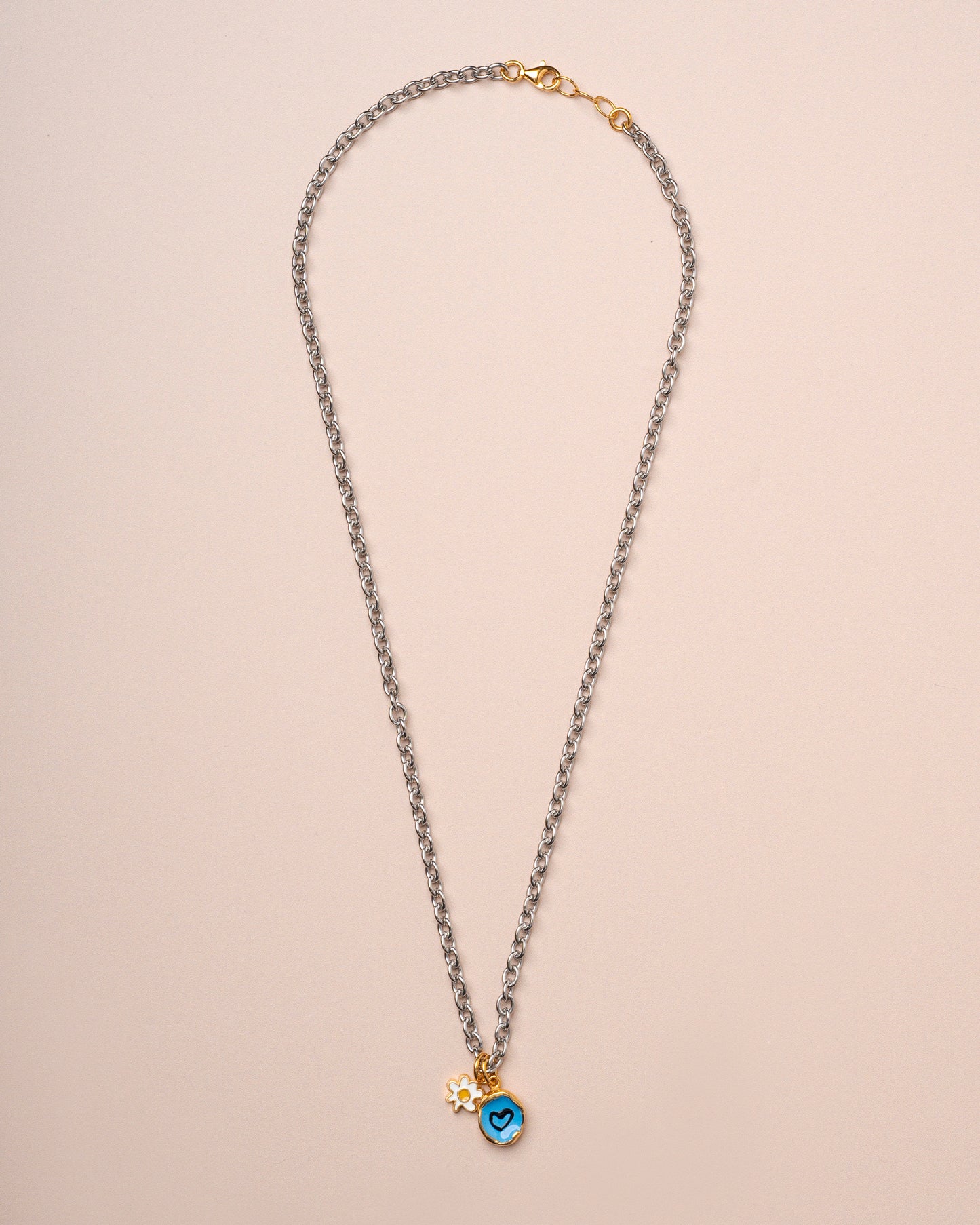 Necklace Blue Bay Blue Pe Gold
