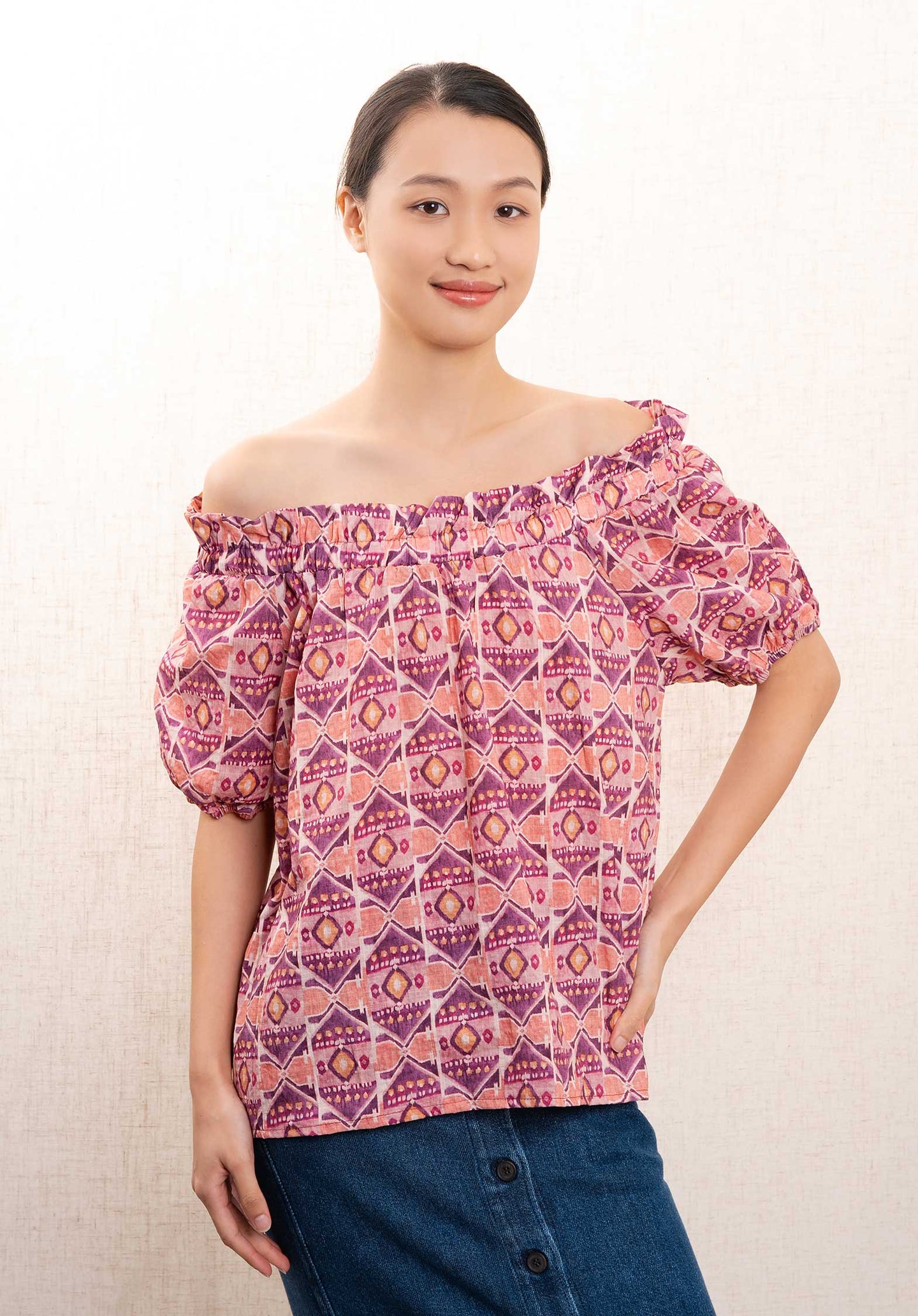 Blouse R1241 Purple