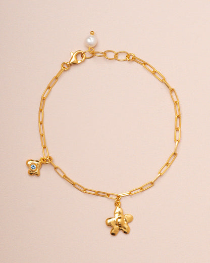 Bracelet Spring Flower Br Gold