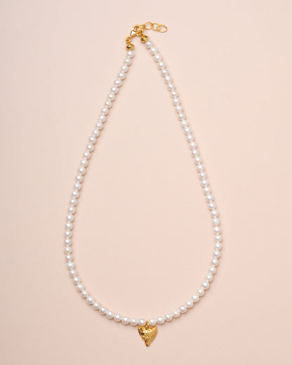 Necklace Spring Love Neck White-Gold