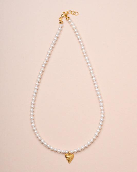 Necklace Spring Love Neck White-Gold