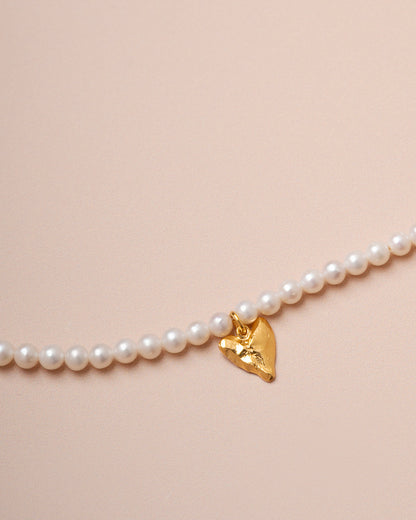 Necklace Spring Love Neck White-Gold