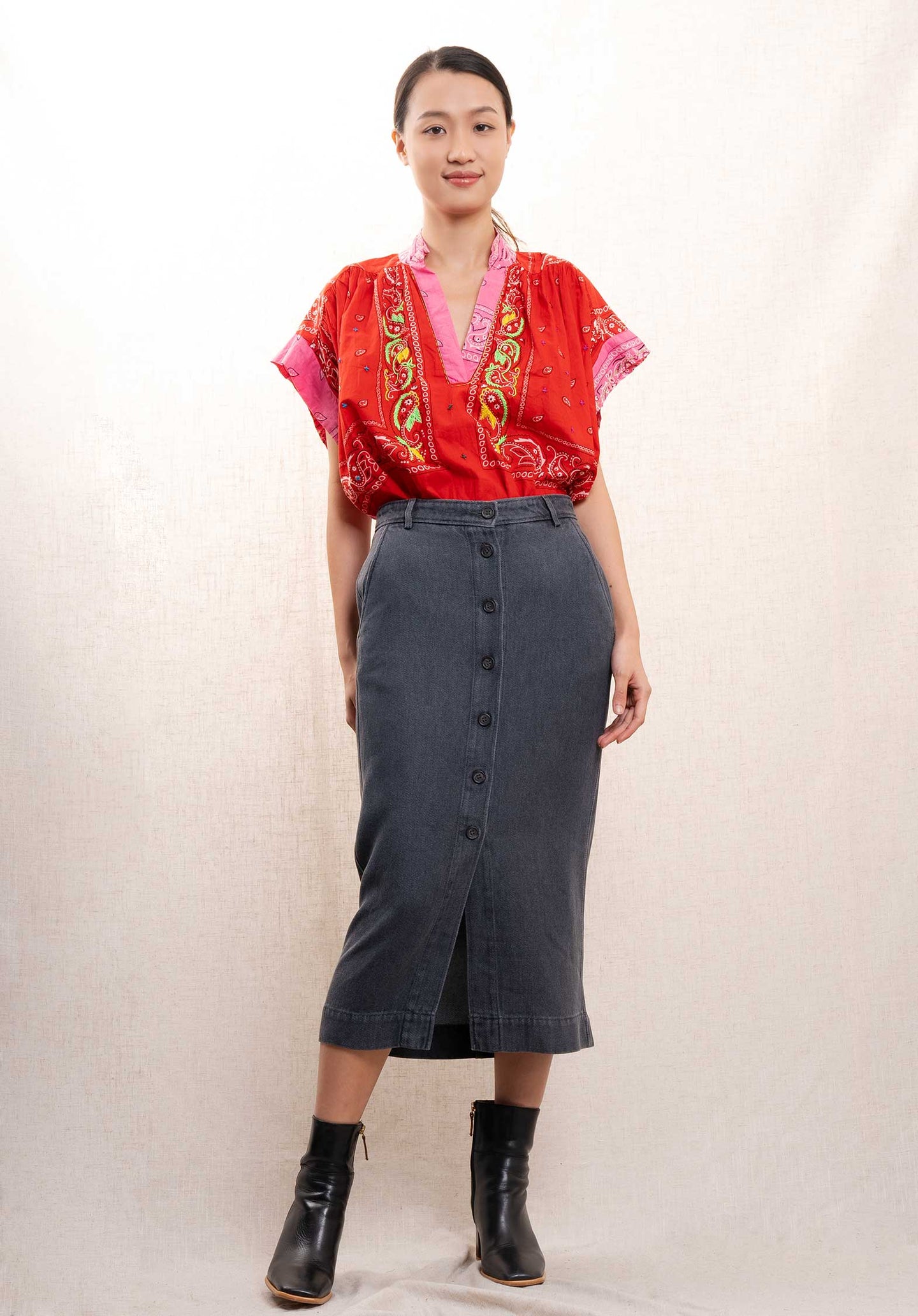 Skirt Jessie Bcja615 Grey