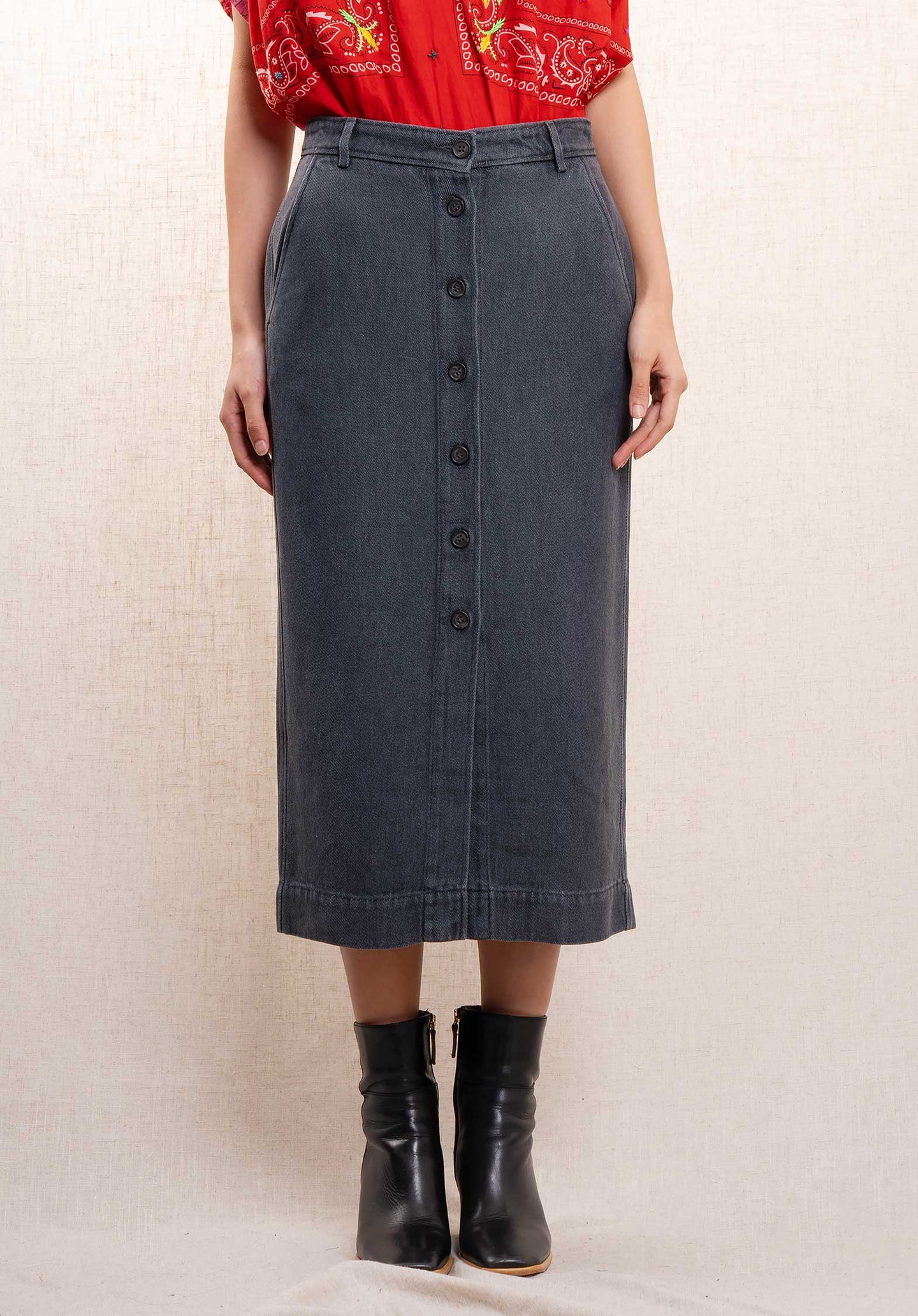 Skirt Jessie Bcja615 Grey