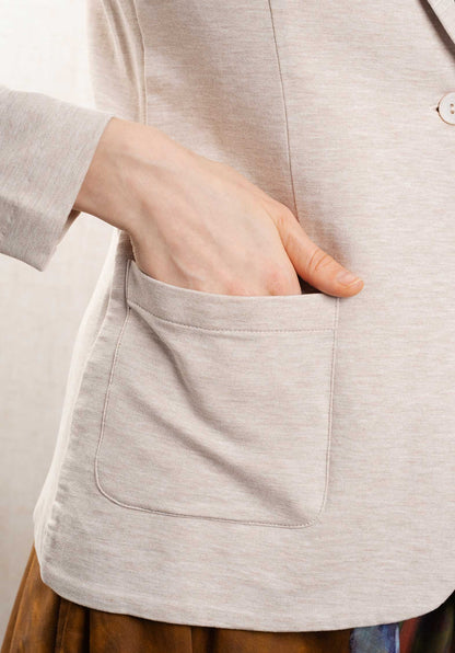 Jacket 004-fve046 Raw-White-Chine