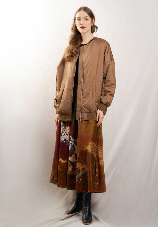 Coat Giovanna Pastel-Brown