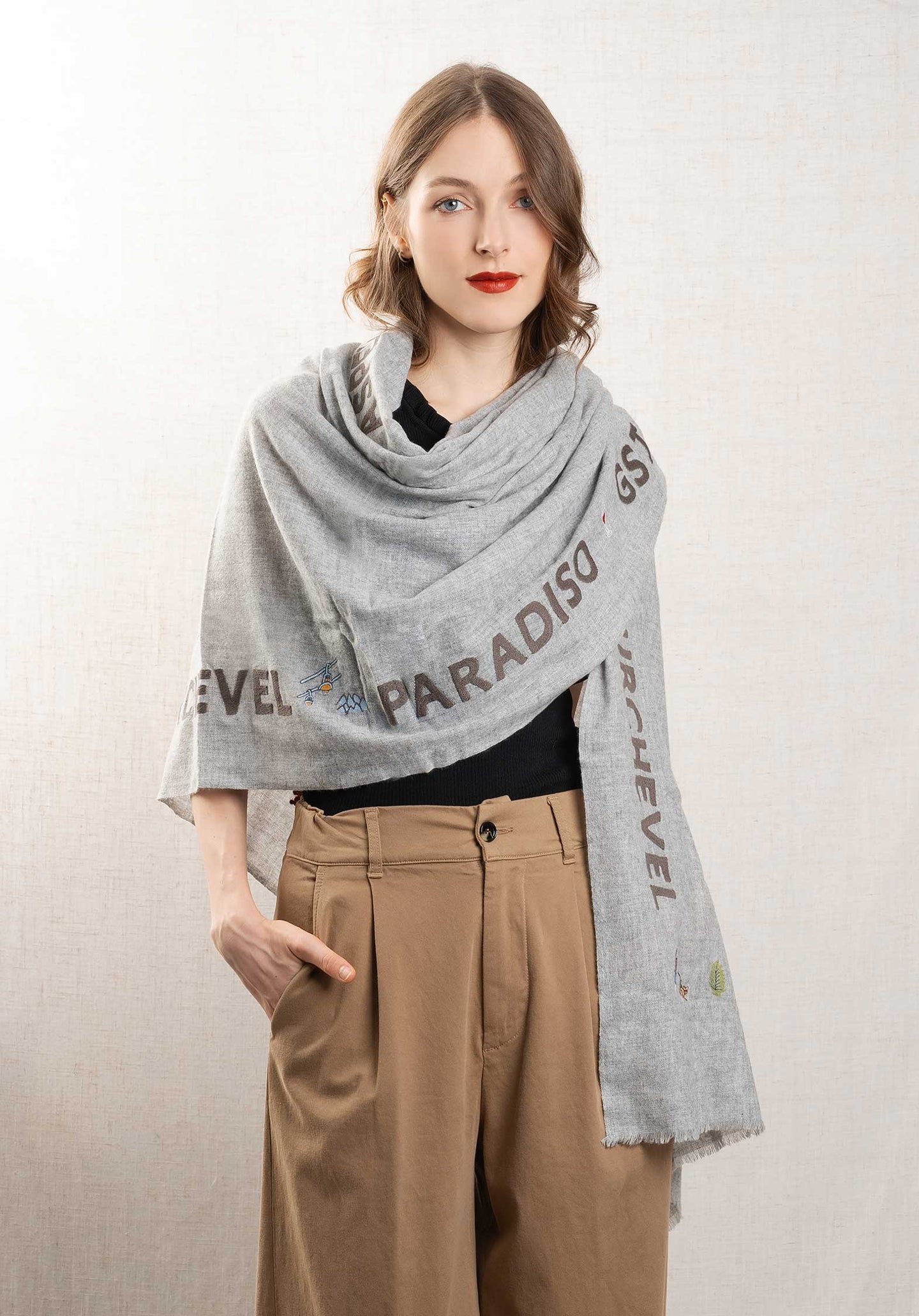 Scarf Paradiso Scarf Light-Grey