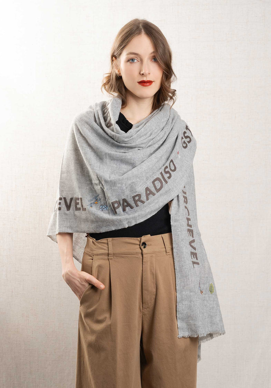 Scarf Paradiso Scarf Light-Grey